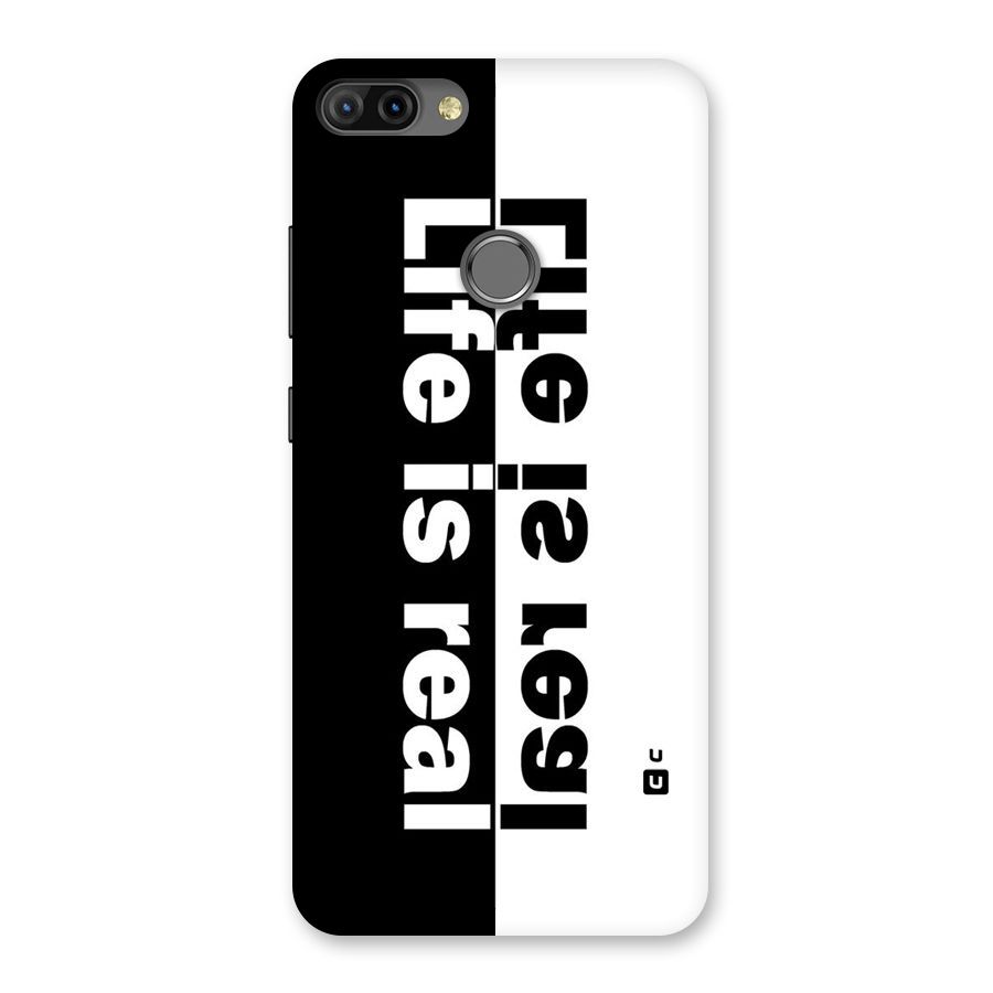 Life is Real Simple Back Case for Infinix Hot 6 Pro
