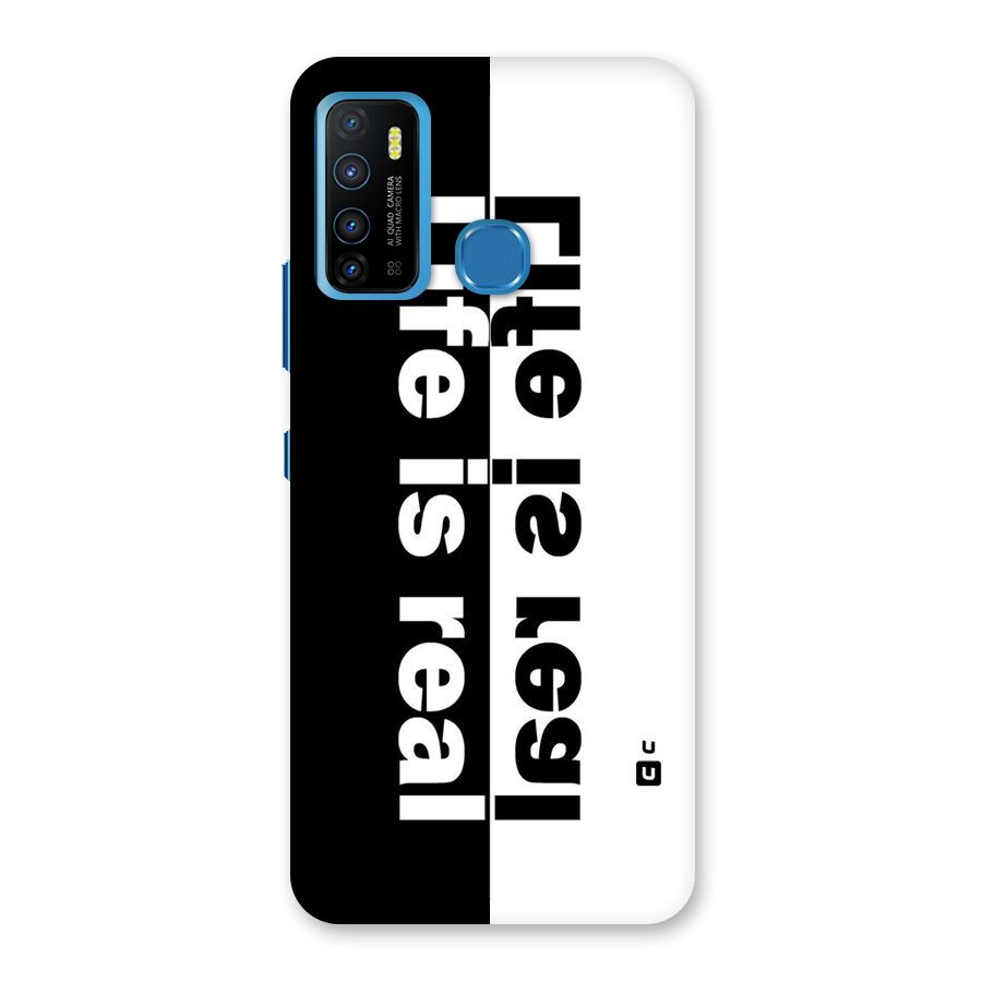Life is Real Simple Back Case for Infinix Hot 9