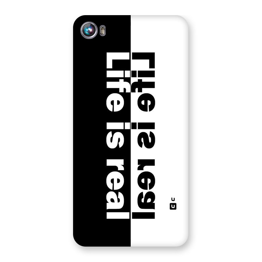 Life is Real Simple Back Case for Micromax Canvas Fire 4 A107
