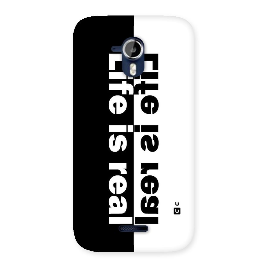 Life is Real Simple Back Case for Micromax Canvas Magnus A117