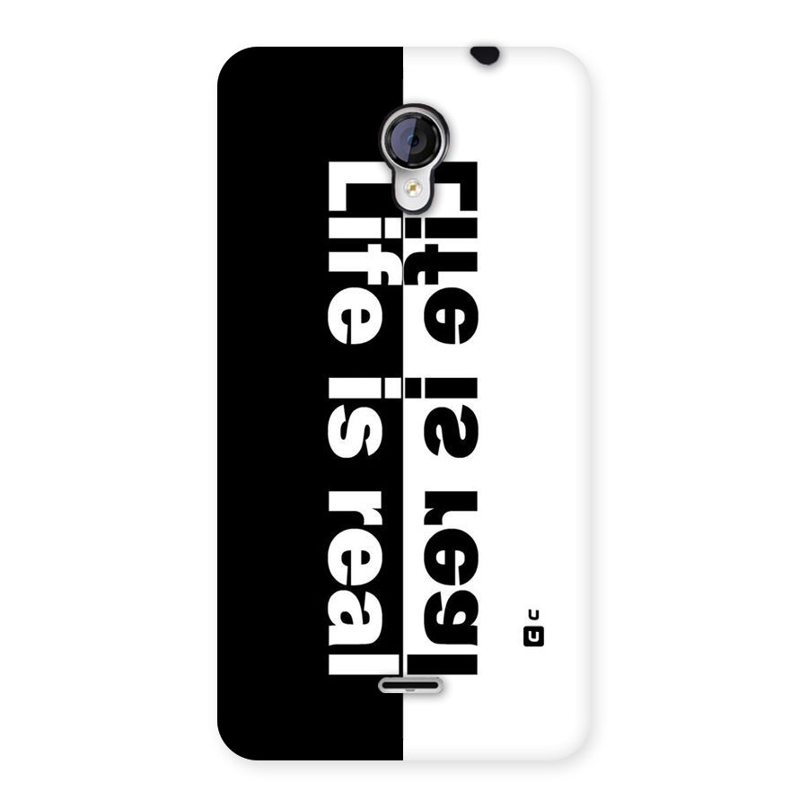 Life is Real Simple Back Case for Micromax Unite 2 A106