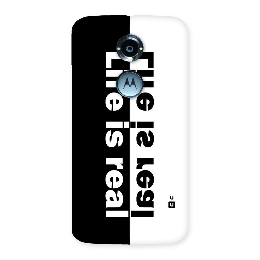Life is Real Simple Back Case for Moto X 2nd Gen