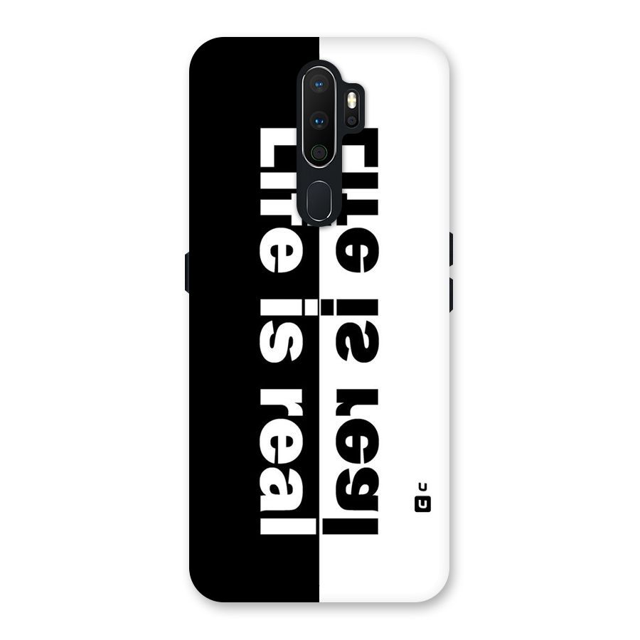 Life is Real Simple Back Case for Oppo A5 (2020)