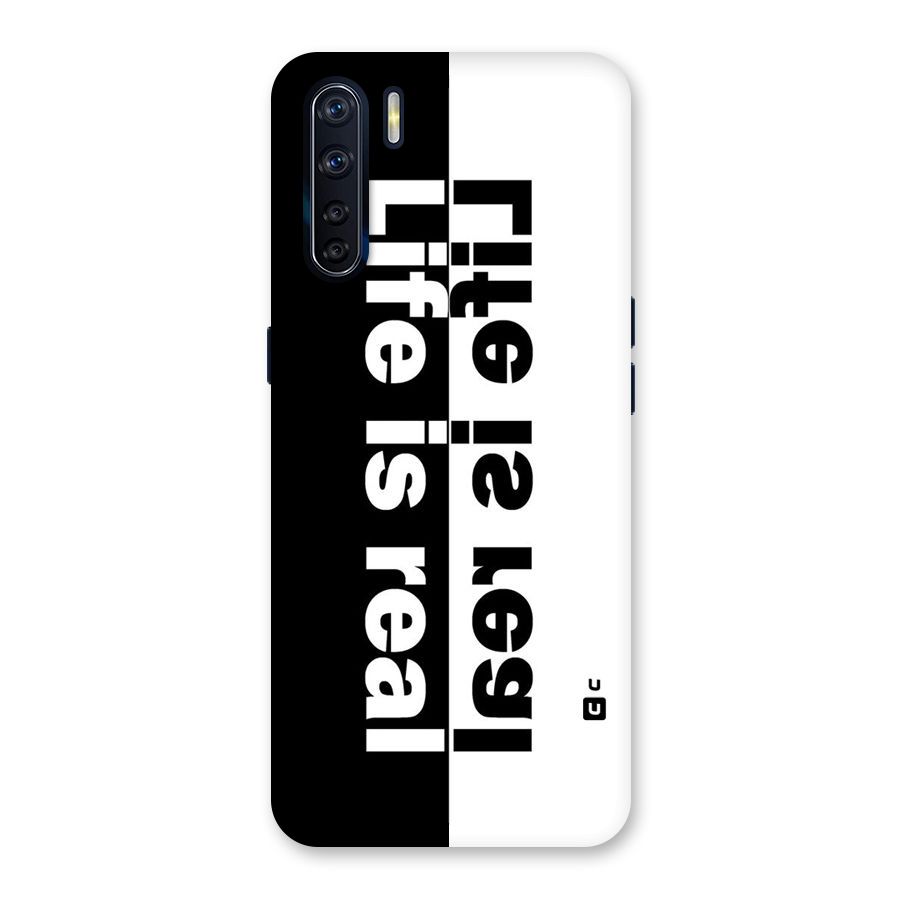 Life is Real Simple Back Case for Oppo F15