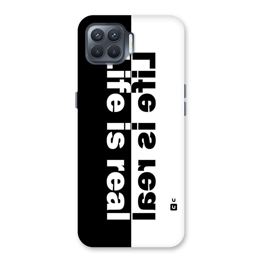 Life is Real Simple Back Case for Oppo F17 Pro