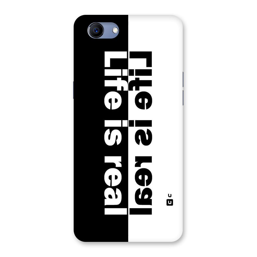 Life is Real Simple Back Case for Oppo Realme 1