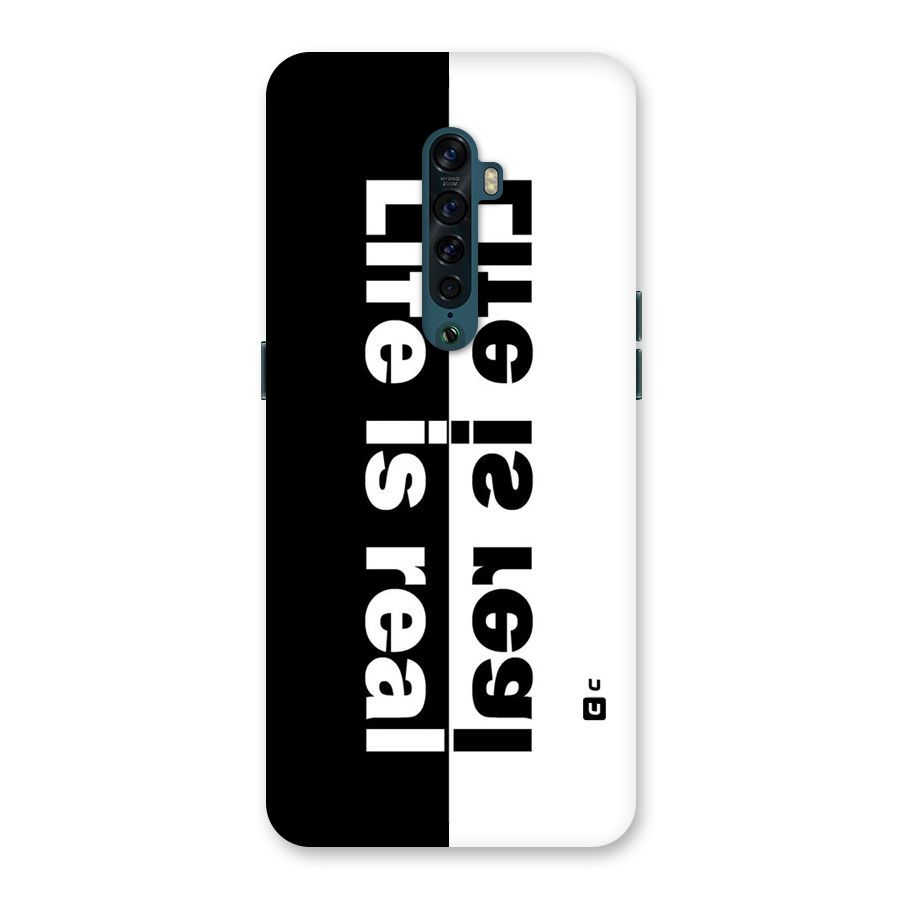 Life is Real Simple Back Case for Oppo Reno2