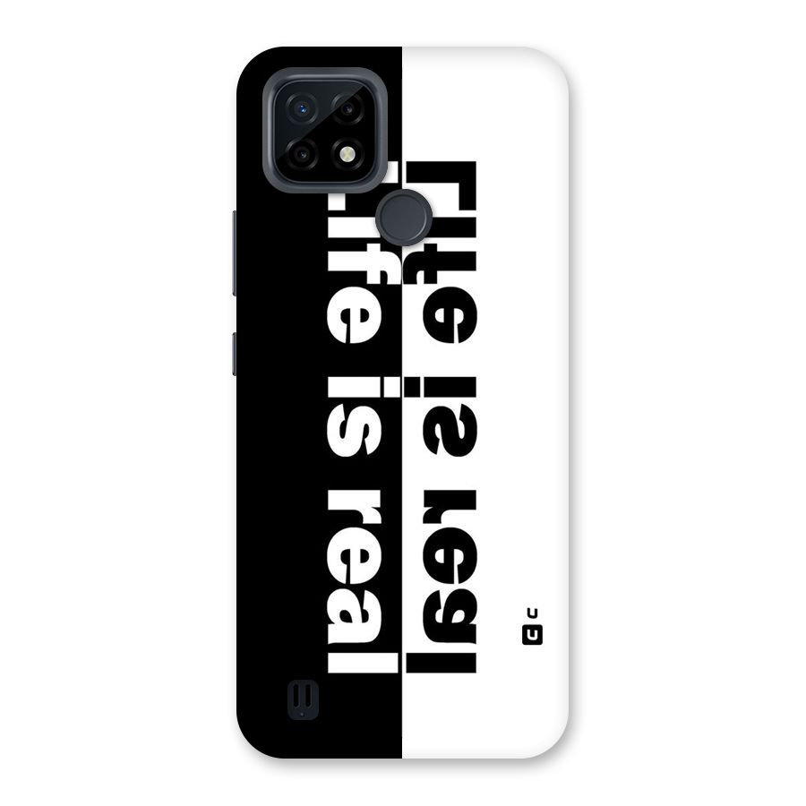 Life is Real Simple Back Case for Realme C21