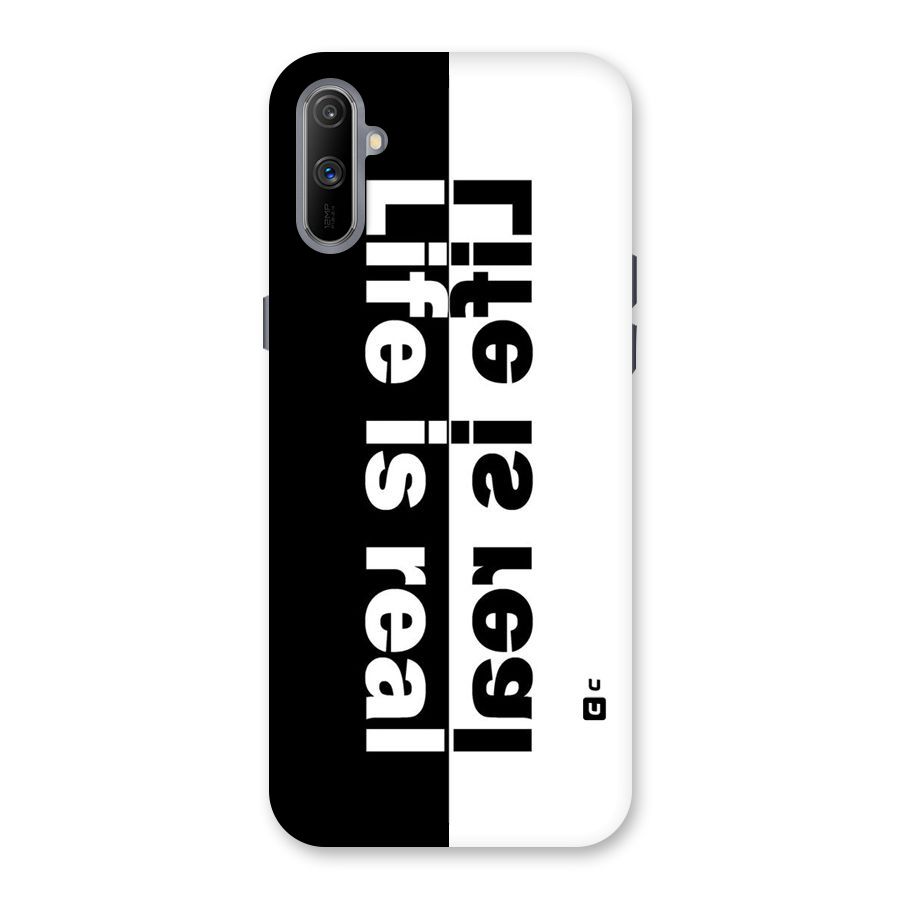 Life is Real Simple Back Case for Realme C3
