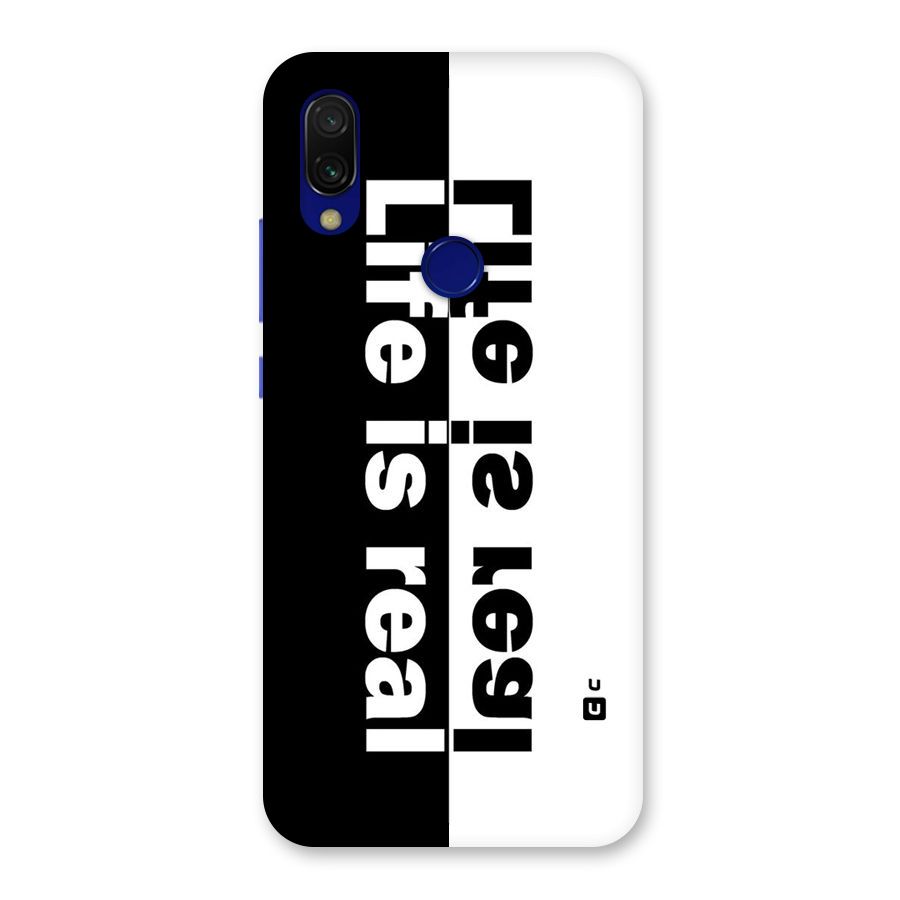 Life is Real Simple Back Case for Redmi 7