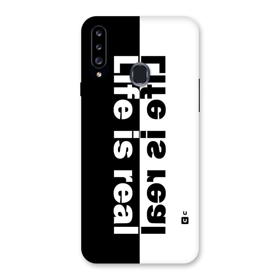 Life is Real Simple Back Case for Samsung Galaxy A20s