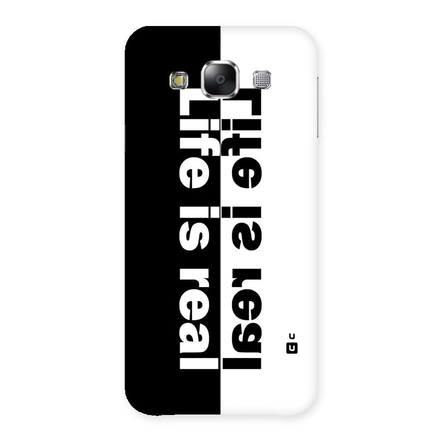 Life is Real Simple Back Case for Samsung Galaxy E5