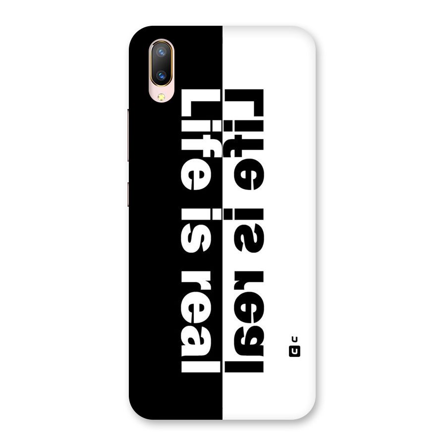 Life is Real Simple Back Case for Vivo V11 Pro