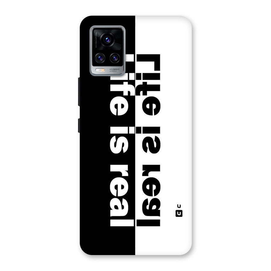 Life is Real Simple Back Case for Vivo V20 Pro