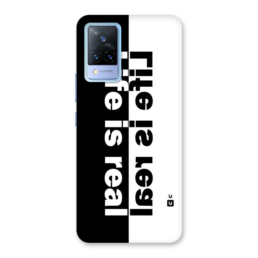 Life is Real Simple Back Case for Vivo V21 5G