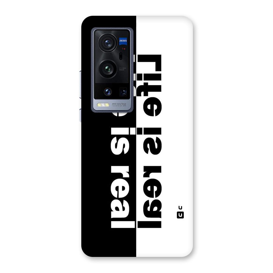 Life is Real Simple Back Case for Vivo X60 Pro Plus