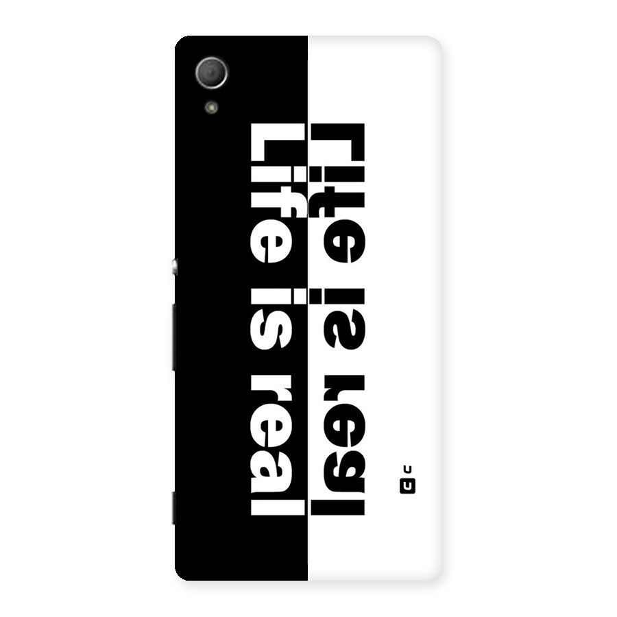 Life is Real Simple Back Case for Xperia Z3 Plus