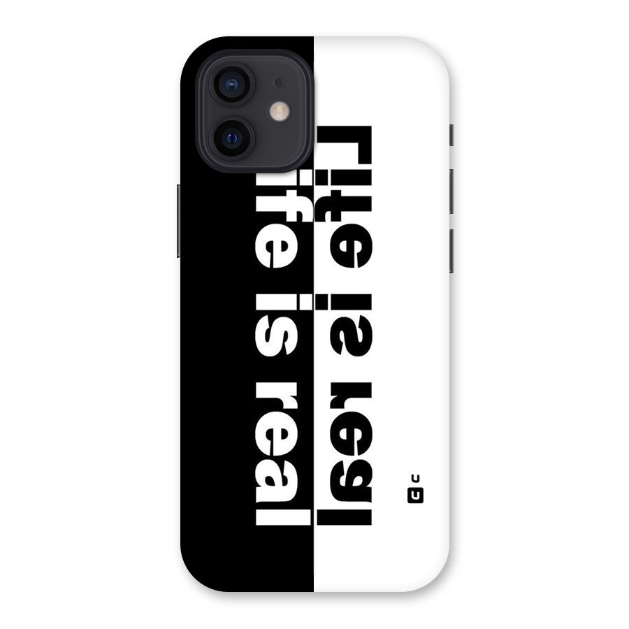 Life is Real Simple Back Case for iPhone 12