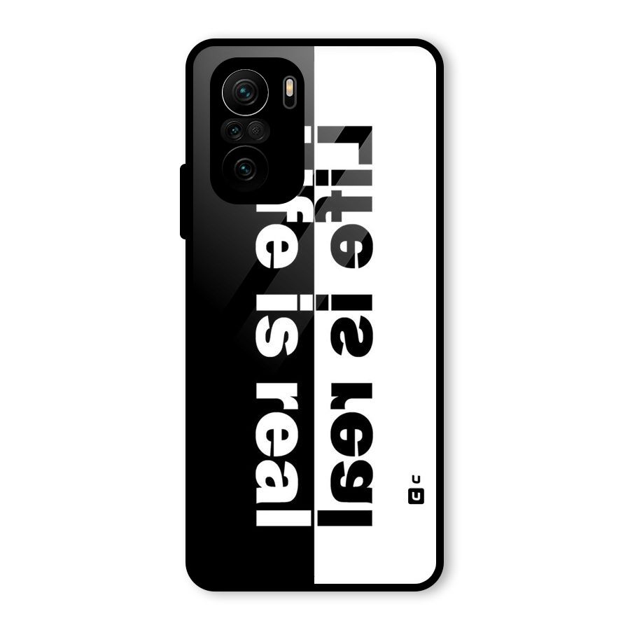 Life is Real Simple Glass Back Case for Mi 11x