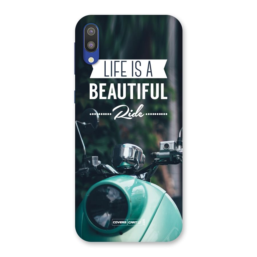 Life is a Beautiful Ride Back Case for Galaxy M10