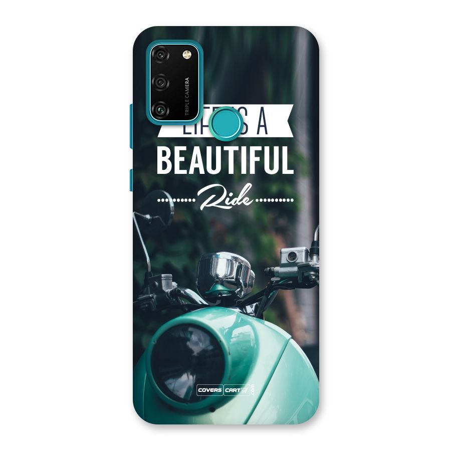 Life is a Beautiful Ride Back Case for Honor 9A