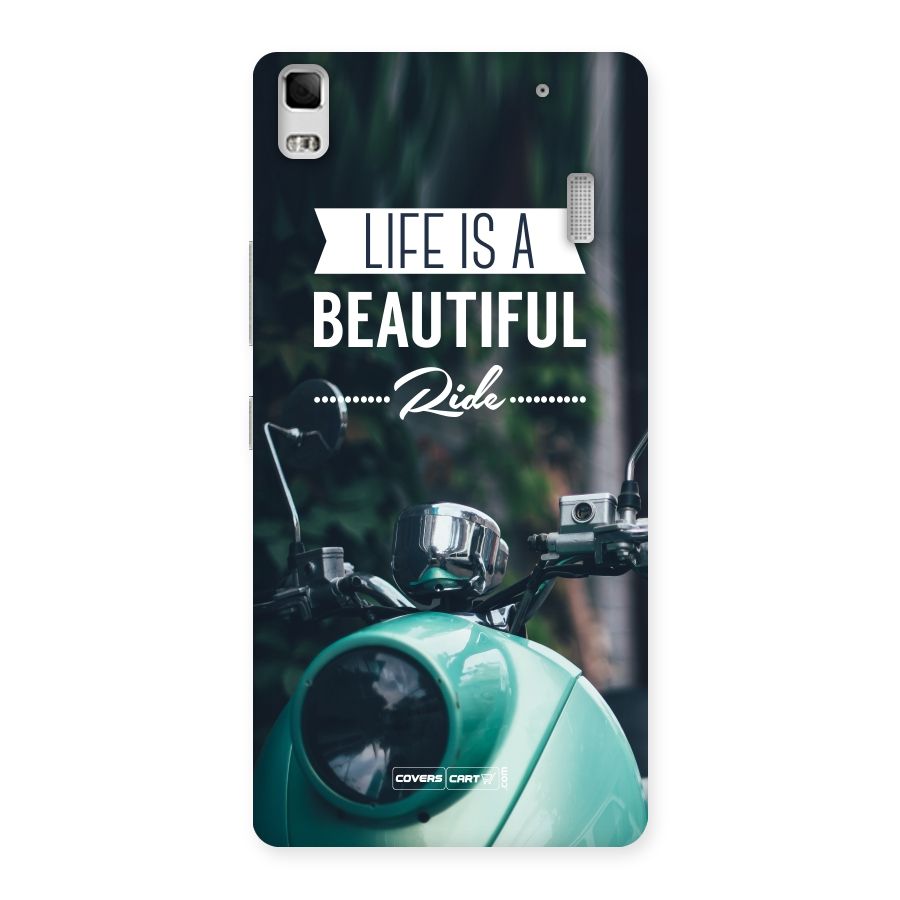 Life is a Beautiful Ride Back Case for Lenovo A7000