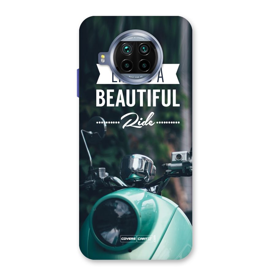 Life is a Beautiful Ride Back Case for Mi 10i