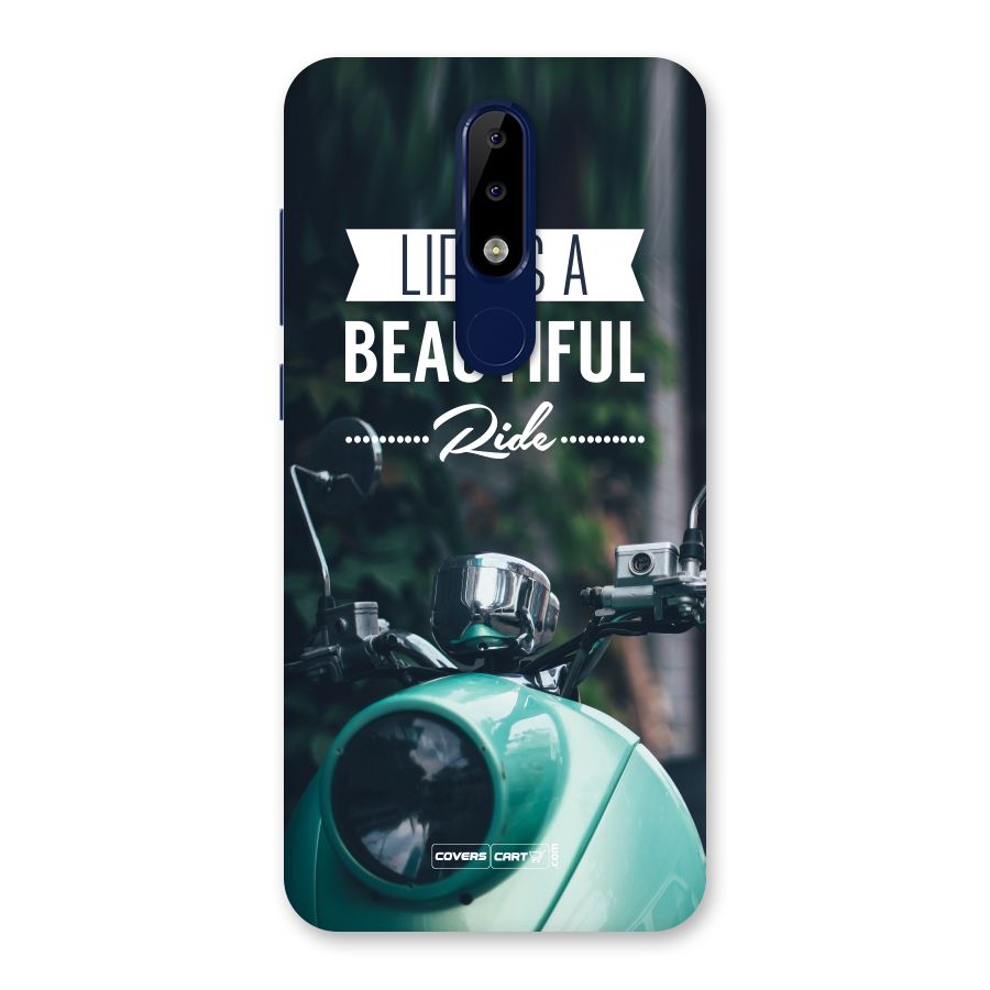 Life is a Beautiful Ride Back Case for Nokia 5.1 Plus