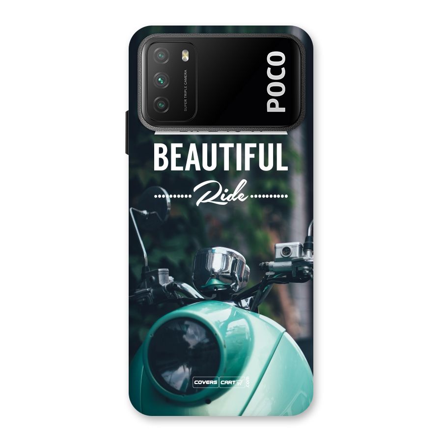 Life is a Beautiful Ride Back Case for Poco M3