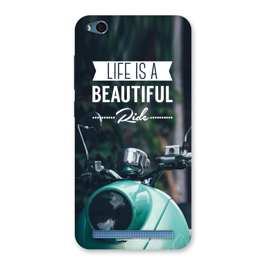 Life is a Beautiful Ride Back Case for Redmi 5A