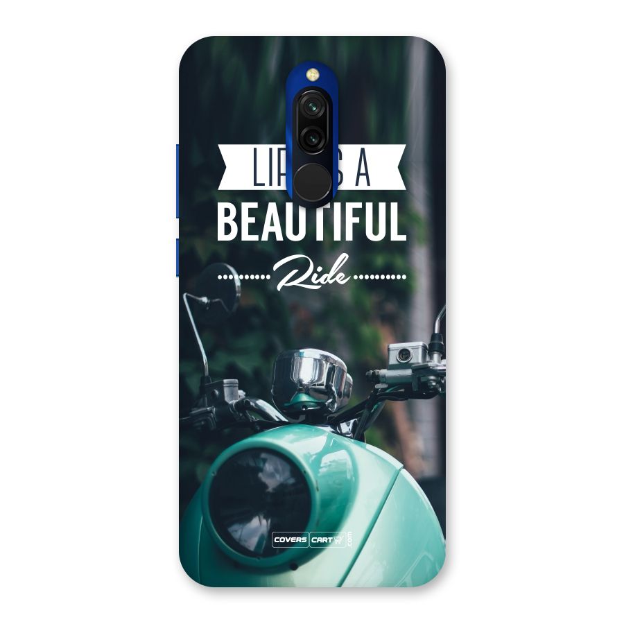 Life is a Beautiful Ride Back Case for Redmi 8