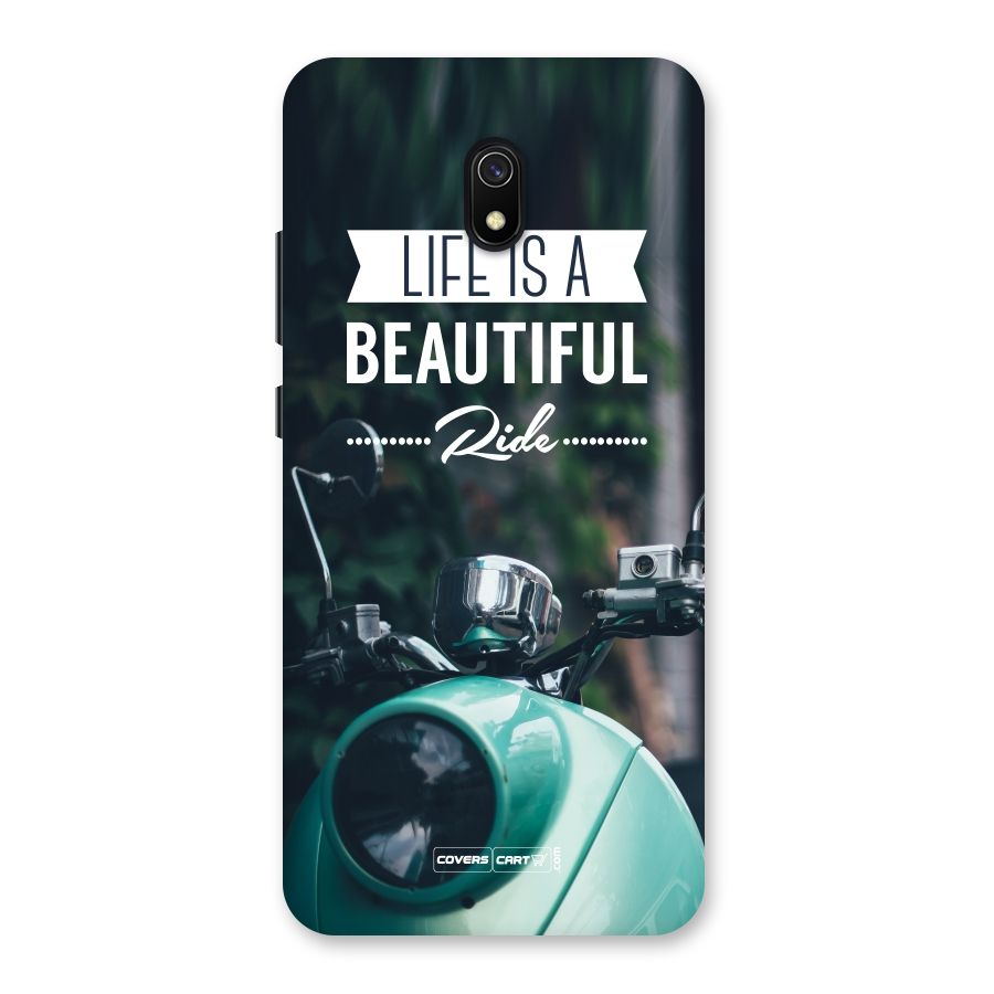 Life is a Beautiful Ride Back Case for Redmi 8A