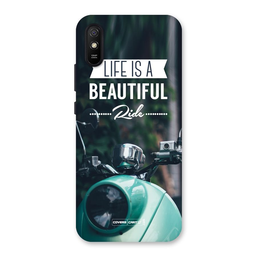 Life is a Beautiful Ride Back Case for Redmi 9A