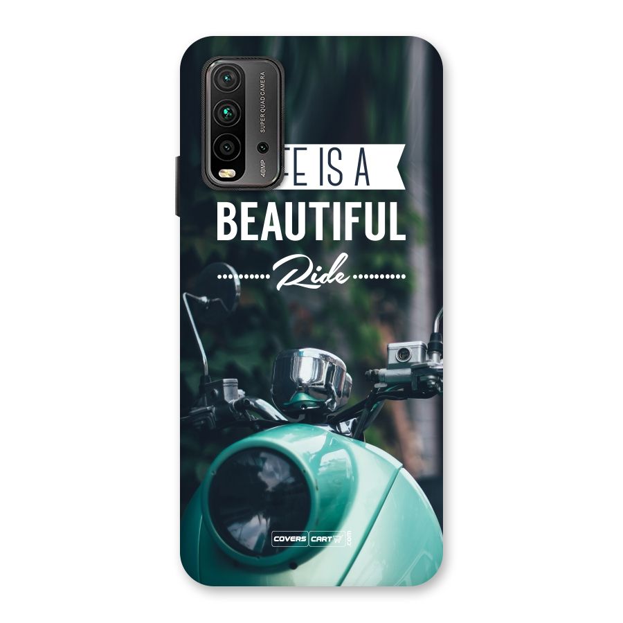 Life is a Beautiful Ride Back Case for Redmi 9 Power