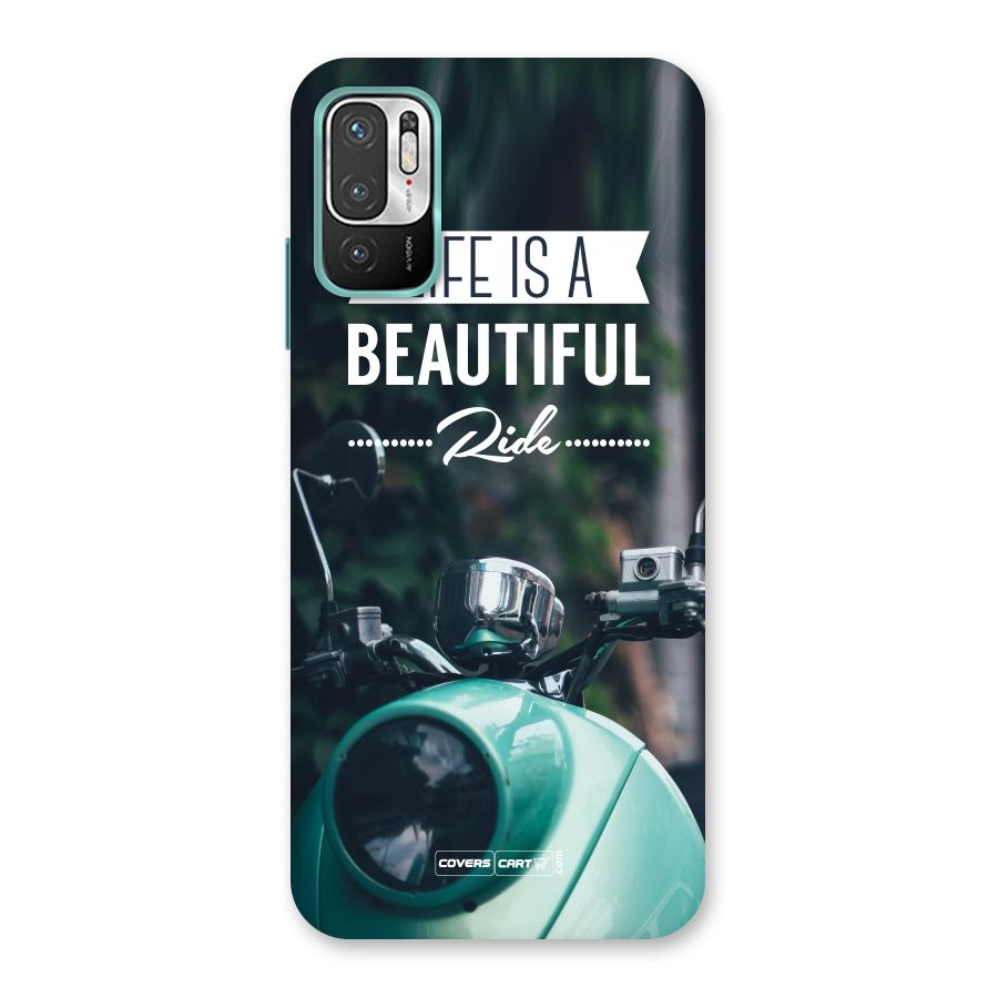 Life is a Beautiful Ride Back Case for Redmi Note 10T 5G