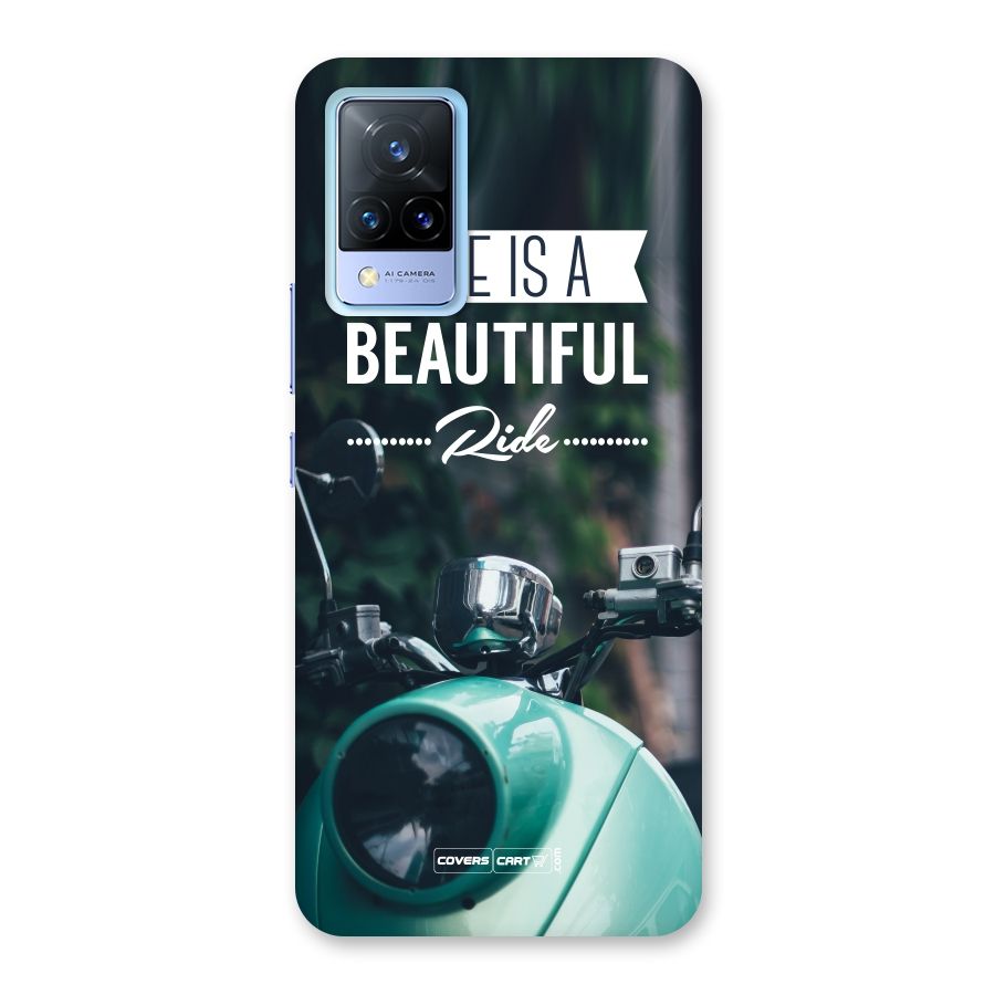 Life is a Beautiful Ride Back Case for Vivo V21 5G