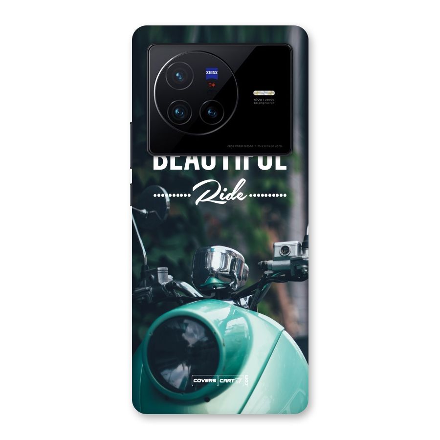 Life is a Beautiful Ride Back Case for Vivo X80