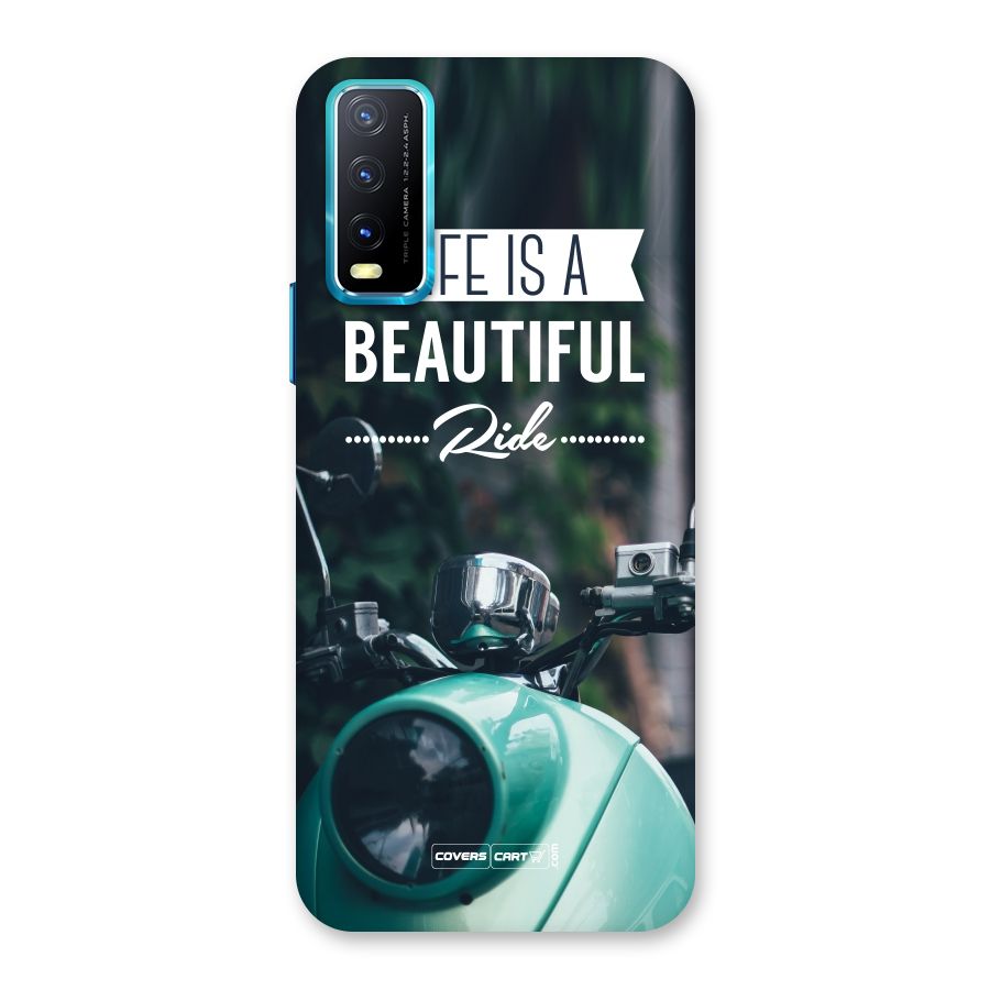 Life is a Beautiful Ride Back Case for Vivo Y20A