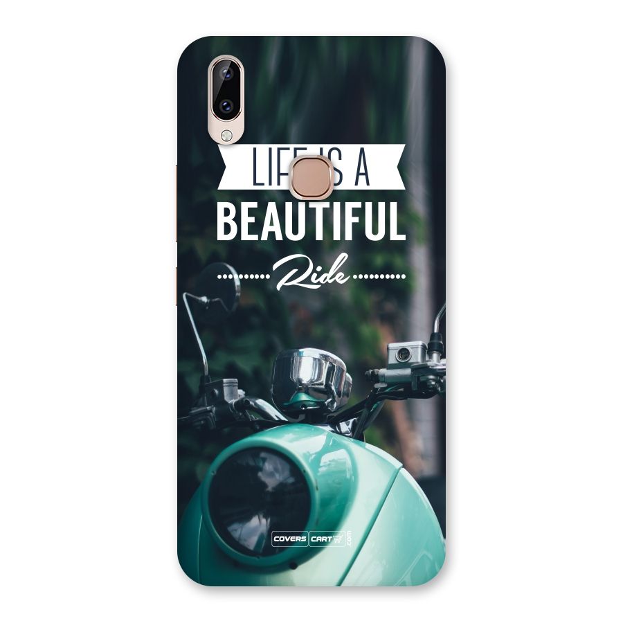 Life is a Beautiful Ride Back Case for Vivo Y83 Pro