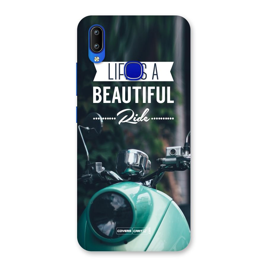 Life is a Beautiful Ride Back Case for Vivo Y91