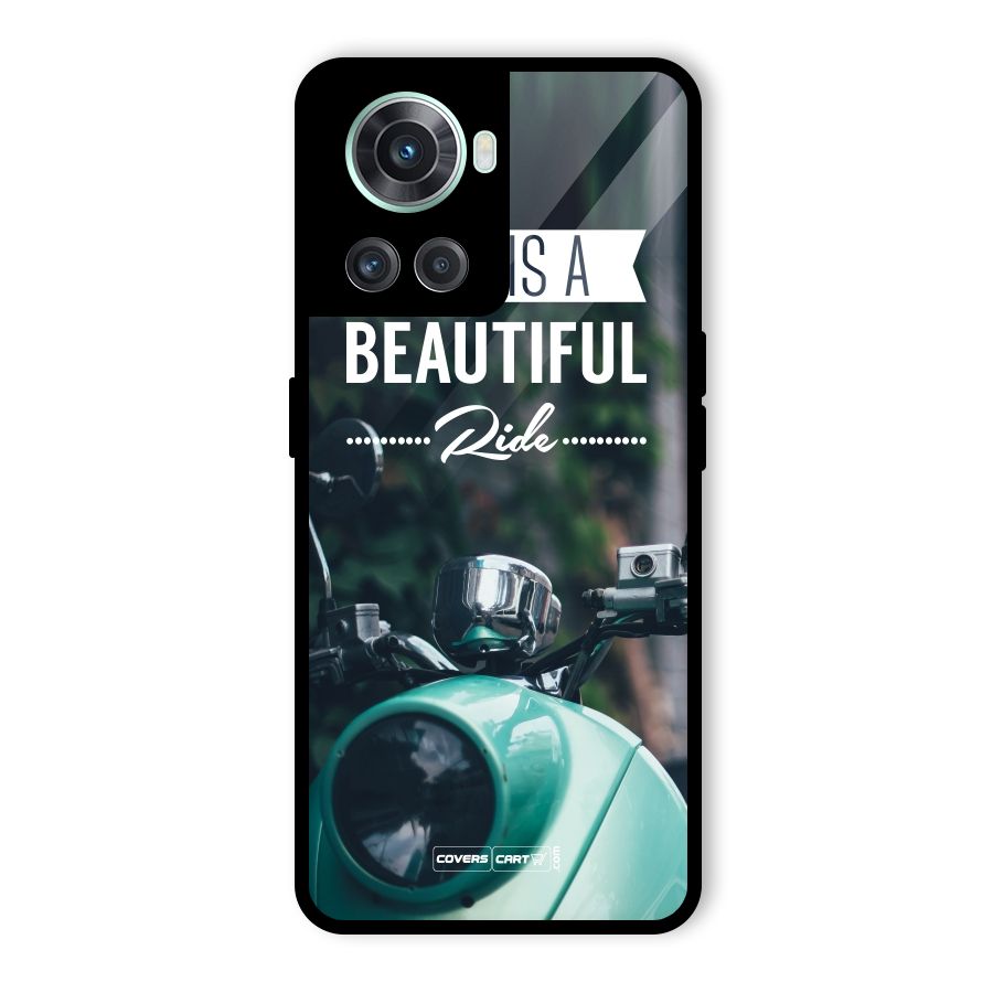 Life is a Beautiful Ride Glass Back Case for OnePlus 10R