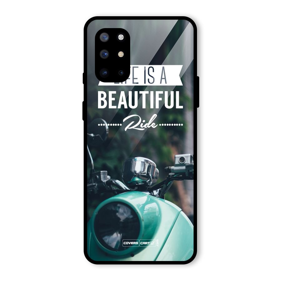 Life is a Beautiful Ride Glass Back Case for OnePlus 8T