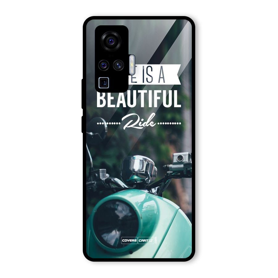 Life is a Beautiful Ride Glass Back Case for Vivo X50 Pro