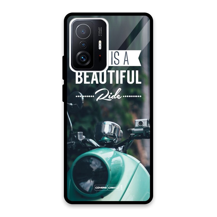 Life is a Beautiful Ride Glass Back Case for Xiaomi 11T Pro