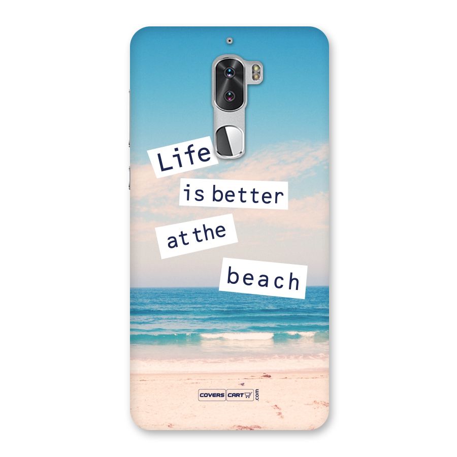 Life is better at the Beach Back Case for Coolpad Cool 1