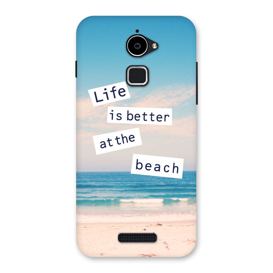 Life is better at the Beach Back Case for Coolpad Note 3 Lite