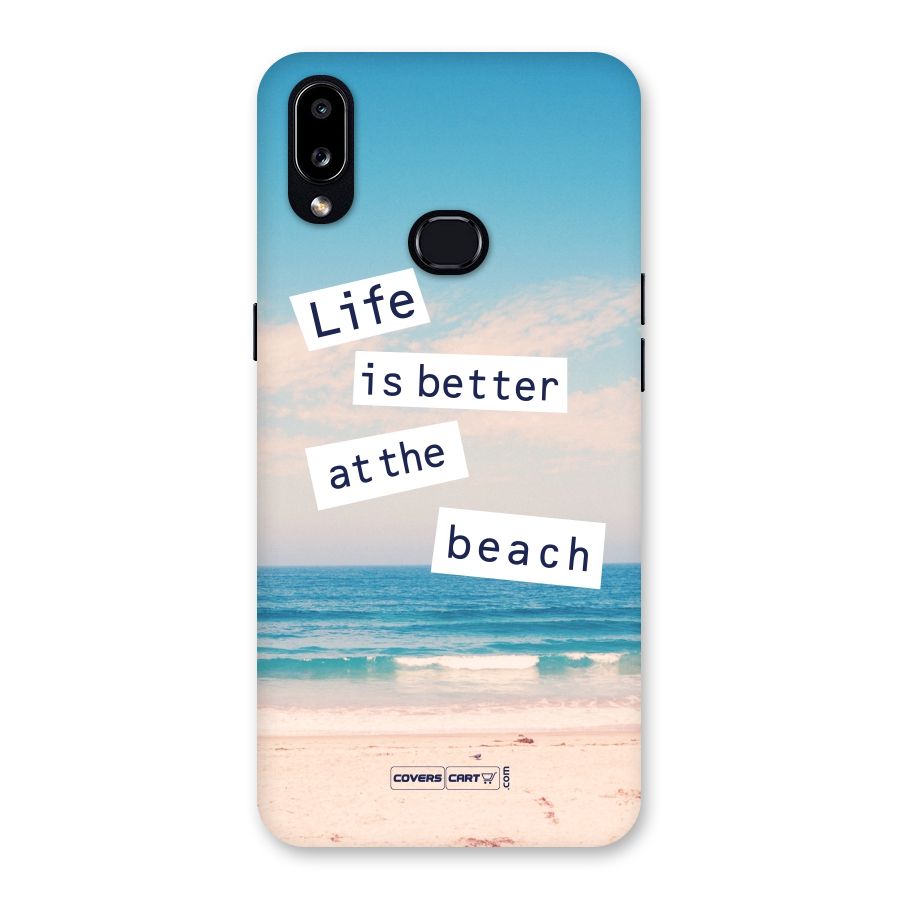 Life is better at the Beach Back Case for Galaxy A10s
