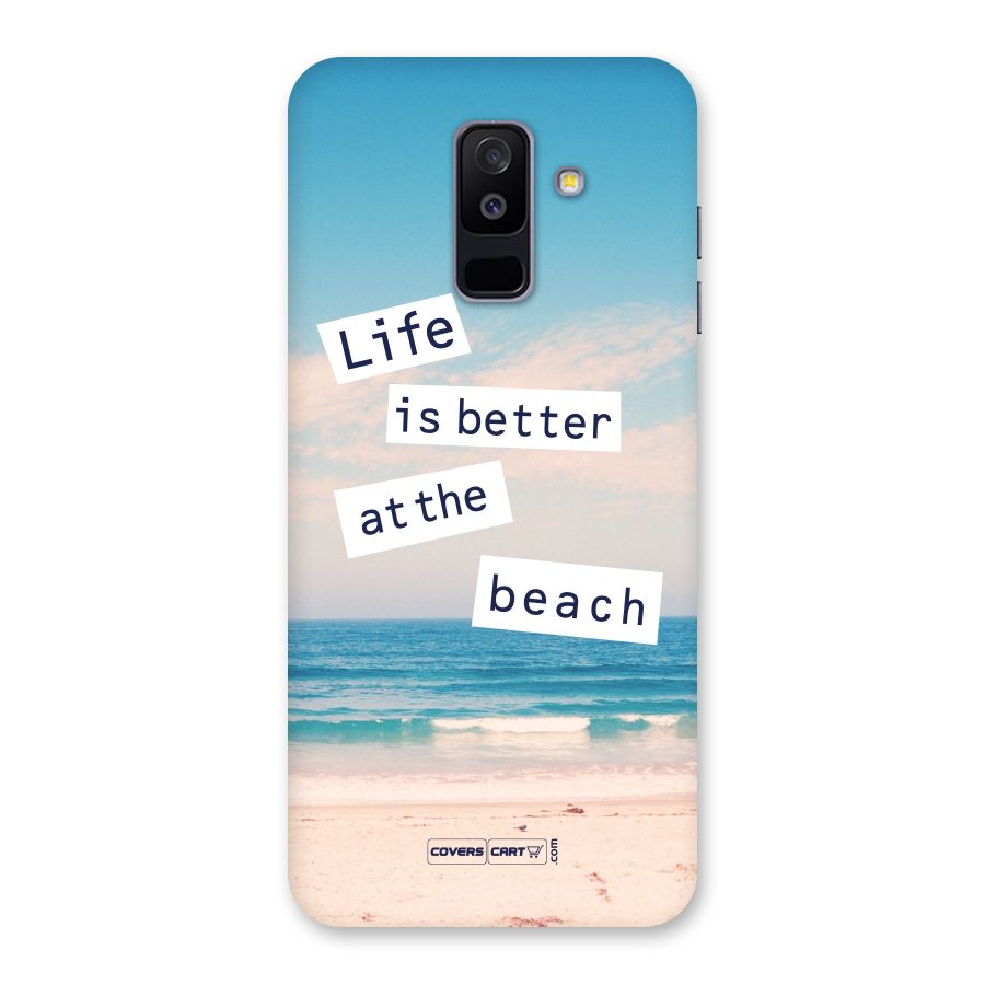 Life is better at the Beach Back Case for Galaxy A6 Plus