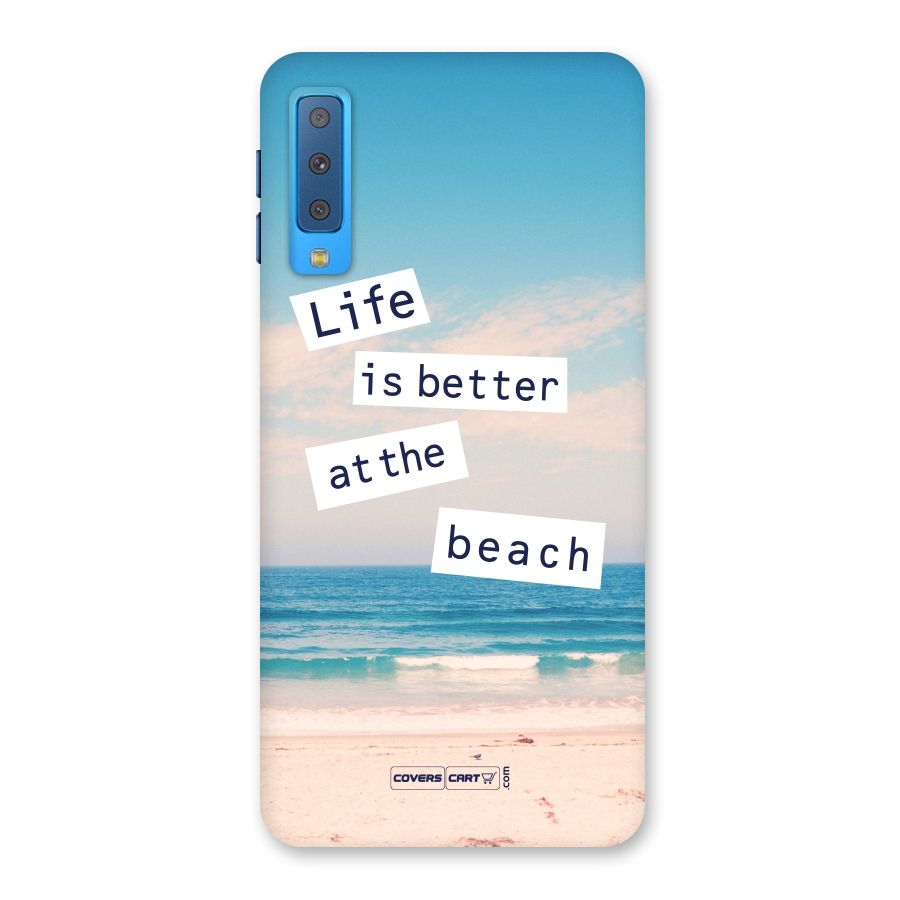 Life is better at the Beach Back Case for Galaxy A7 (2018)