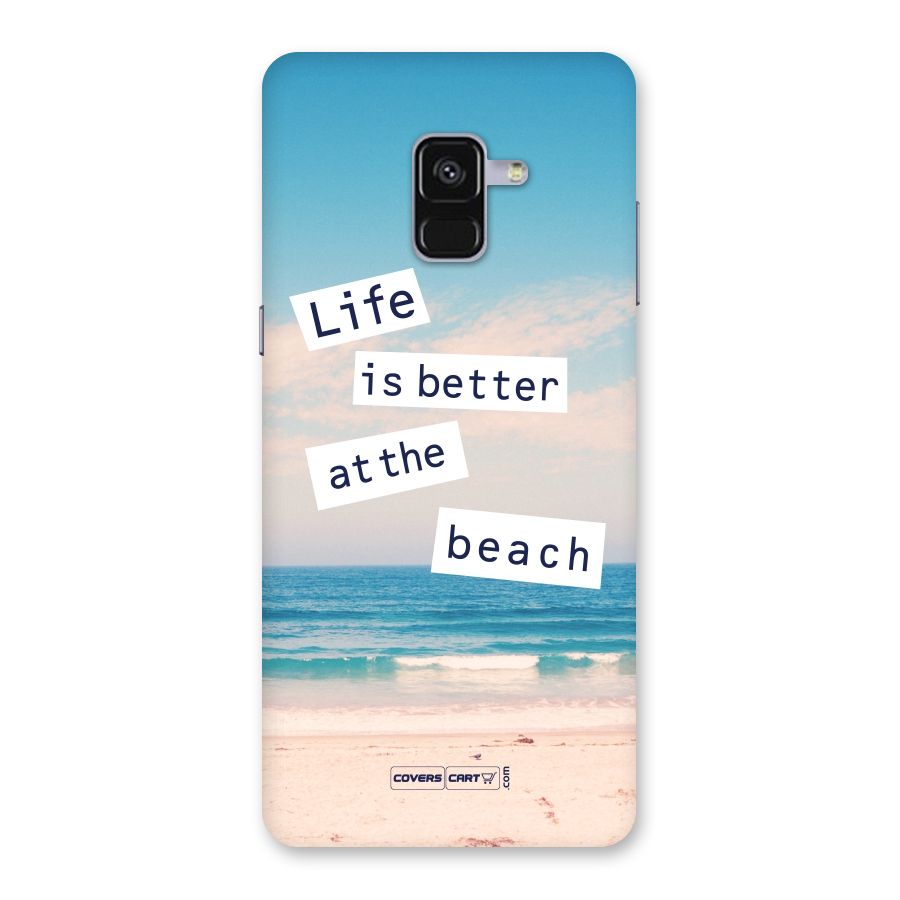Life is better at the Beach Back Case for Galaxy A8 Plus